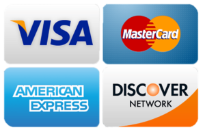 Visa, mastercard, discover, american express
